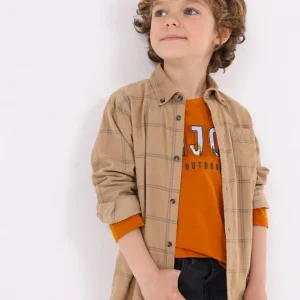 Sobre camisa bombazina Better Cotton menino - Mayoral