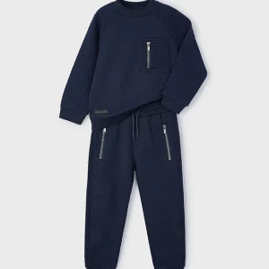 Conjunto malha padding Marinho - Mayoral
