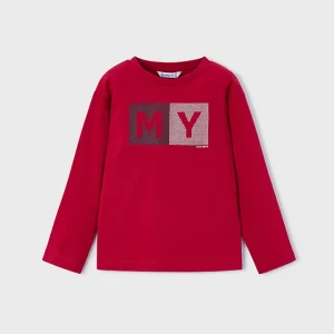 Camisola básica criança Vermelho - Mayoral