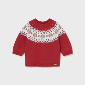 Camisola de malha - Mayoral Newborn - Ginja