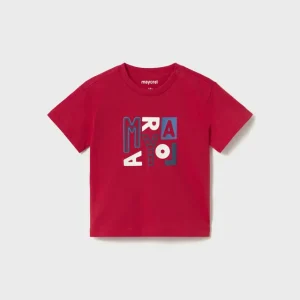 T-shirt básica - Tomate - Mayoral