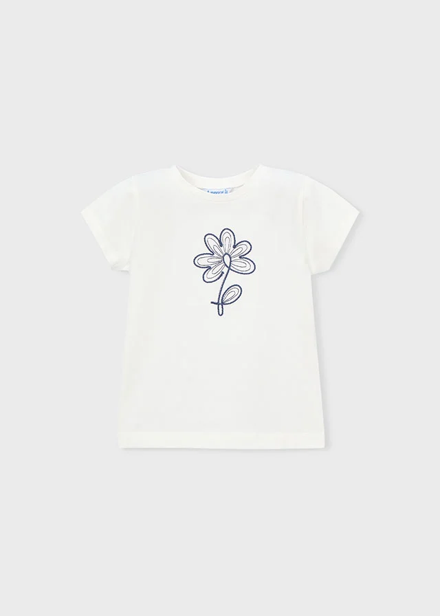 T-shirt básica - Crú - Mayoral - Image 2