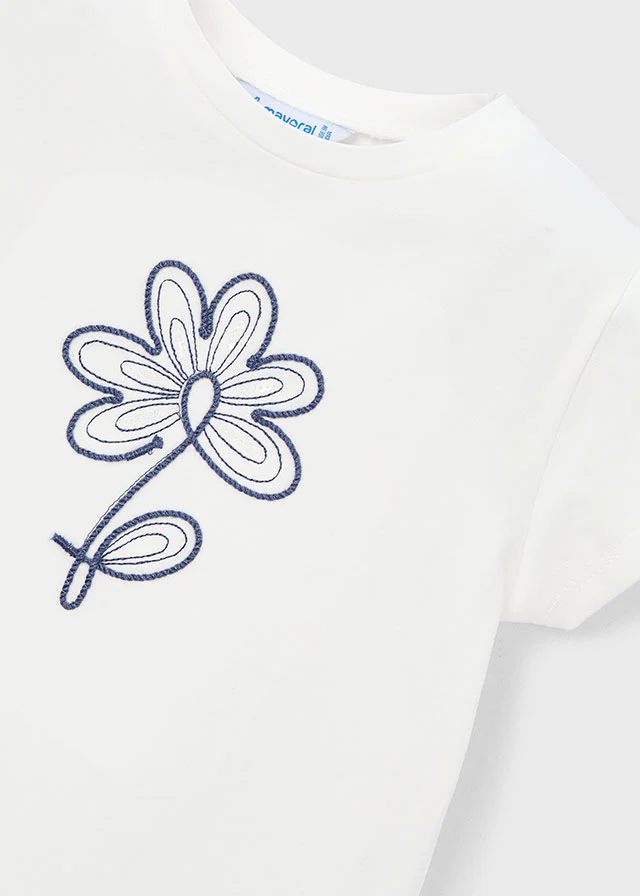 T-shirt básica - Crú - Mayoral - Image 4
