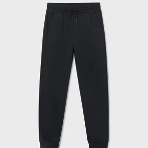 Calça algodão básica punhos - Preto - Mayoral