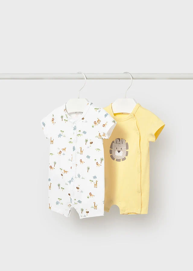 Set 2 babygrow curtos - Cor Sunny - Mayoral - Image 2
