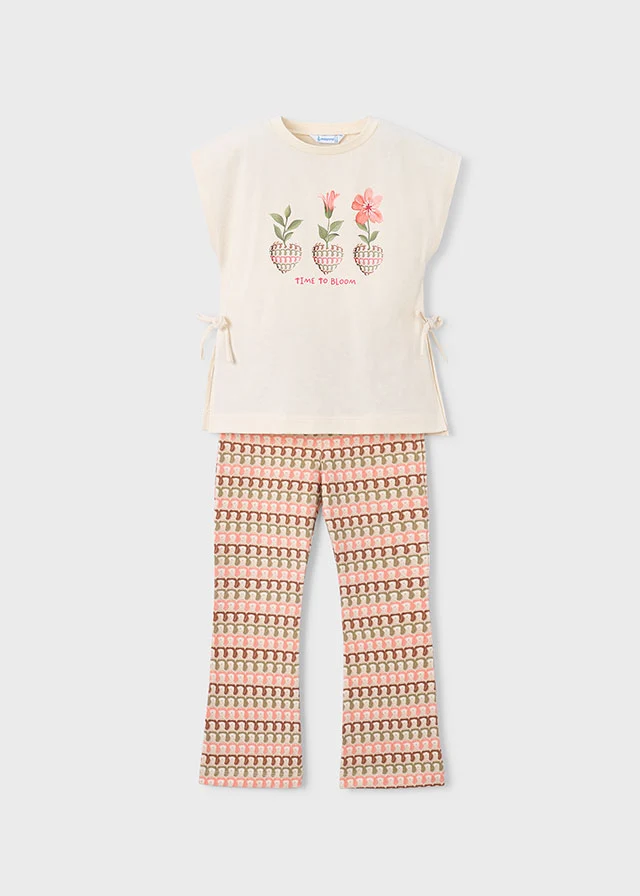 Conjunto leggings flare - Tangerina - Mayoral - Image 5