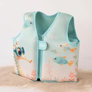 Colete de flutuação para bebés e crianças - Kiokids Menta