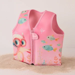 Colete de flutuação para bebés e crianças - Kiokids Rosa