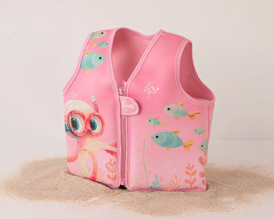 Colete de flutuação para bebés e crianças - Kiokids Rosa - Image 2
