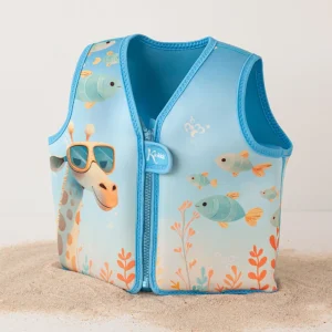 Colete de flutuação para bebés e crianças - Kiokids Azul