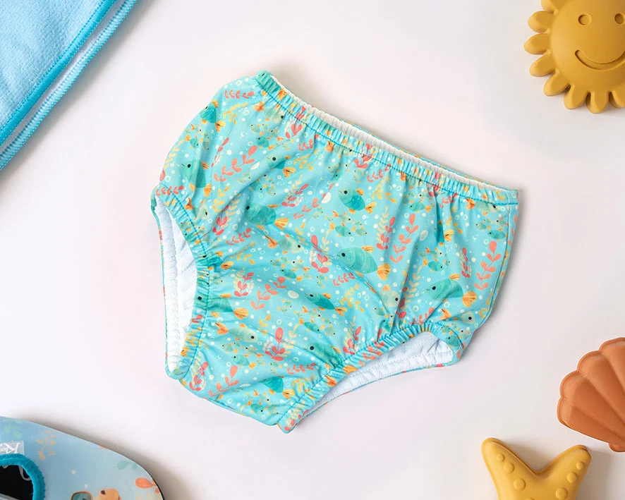 Cueca de Banho para bebé proteção UPF 50+ - Kiokids Azul