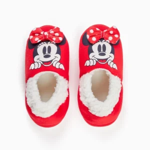 Pantufas para menina 'minnie', vermelho - Zippy