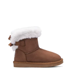 Botim Casual Criança Pele Sintética Camel