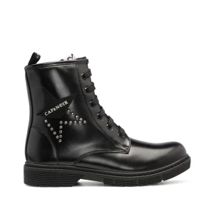 Bota Casual Criança Pele Sintética Preto