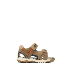 Sandália Casual Criança Pele Sintética Camel