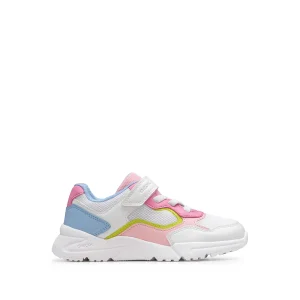 Sapatilha Casual Criança Loftus Branco E Rosa