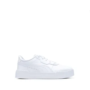 Sapatilha Casual Criança Pele Sintética Carina 3.0 Branco E Prata