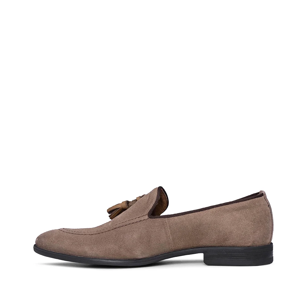 Sapato Clássico Homem Camurça Taupe - Image 3