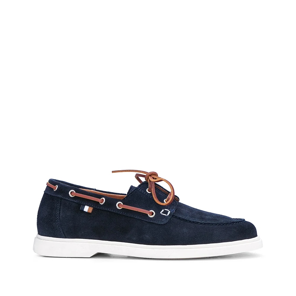 Sapato Vela Homem Camurça Azul Marinho - Image 2