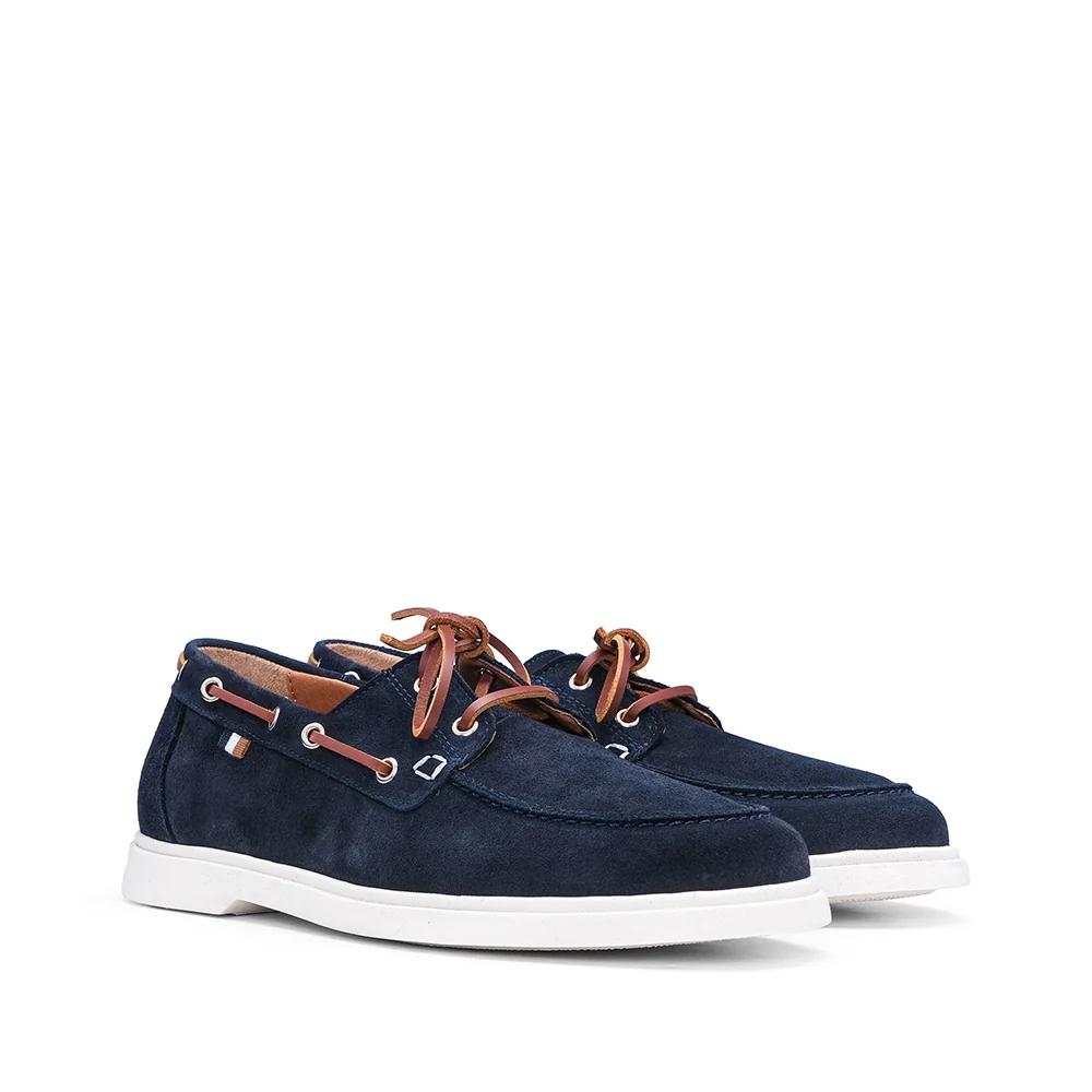 Sapato Vela Homem Camurça Azul Marinho - Image 3