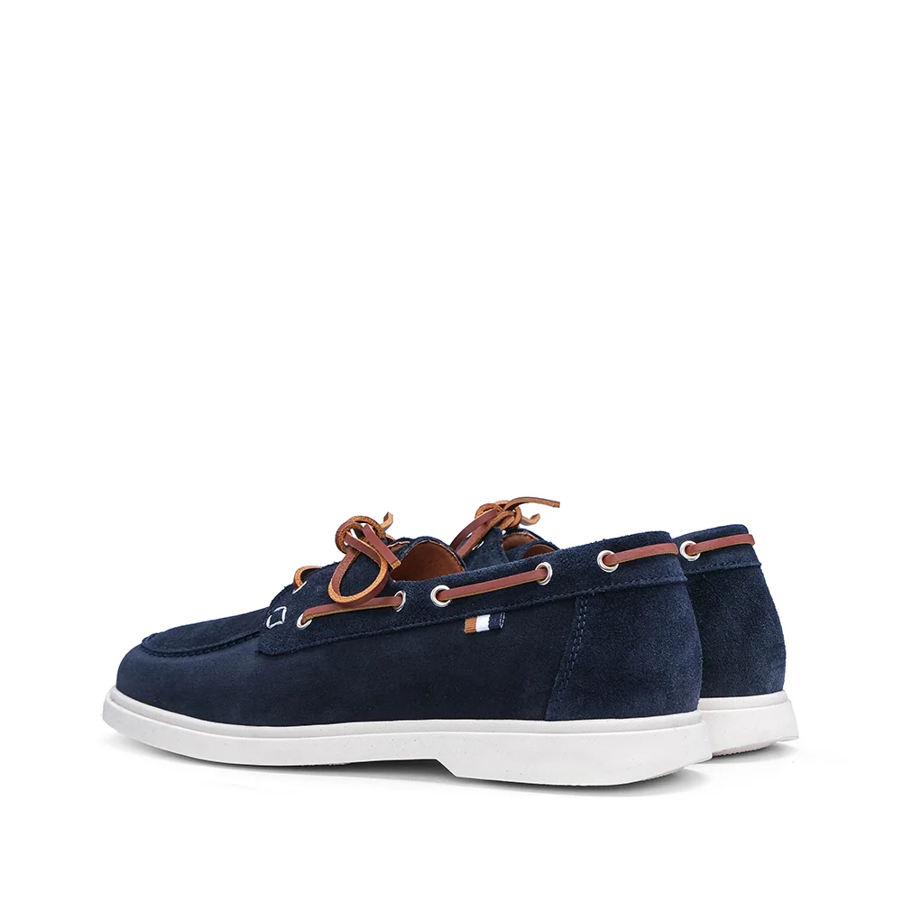 Sapato Vela Homem Camurça Azul Marinho - Image 4