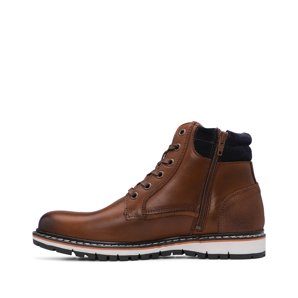 Botim Casual Homem Pele Cognac - Image 3