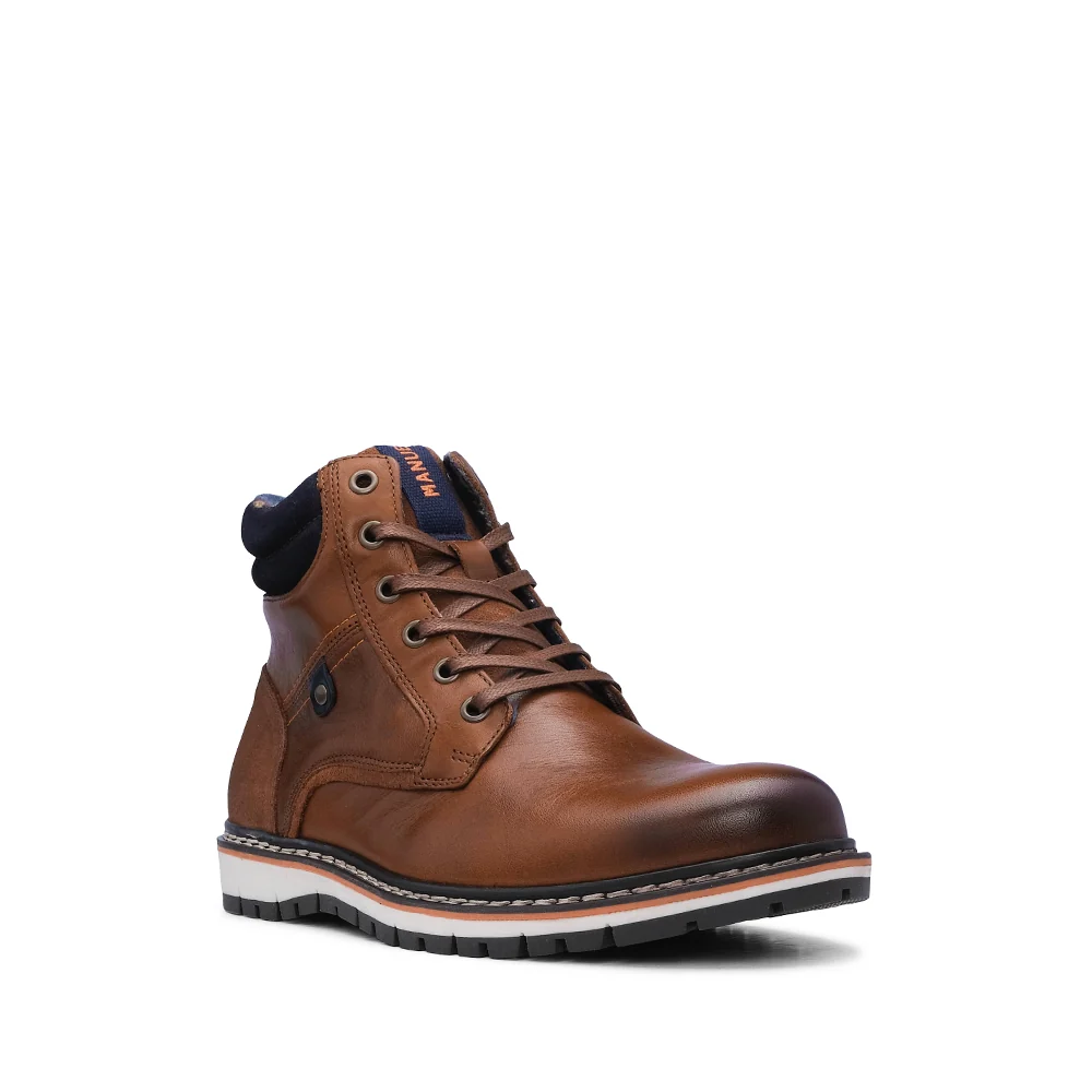 Botim Casual Homem Pele Cognac - Image 4