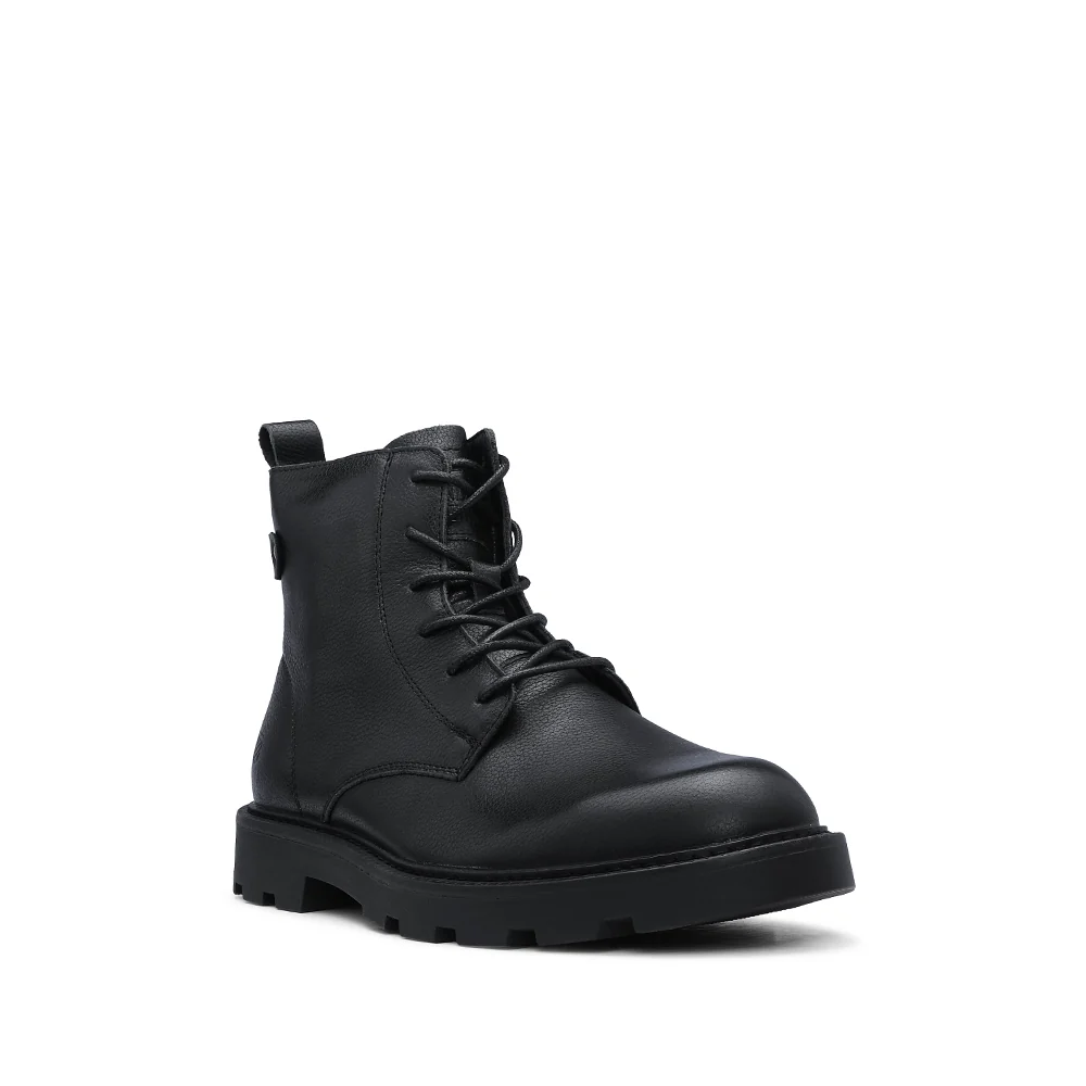 Bota Casual Homem Pele Preto - Image 4