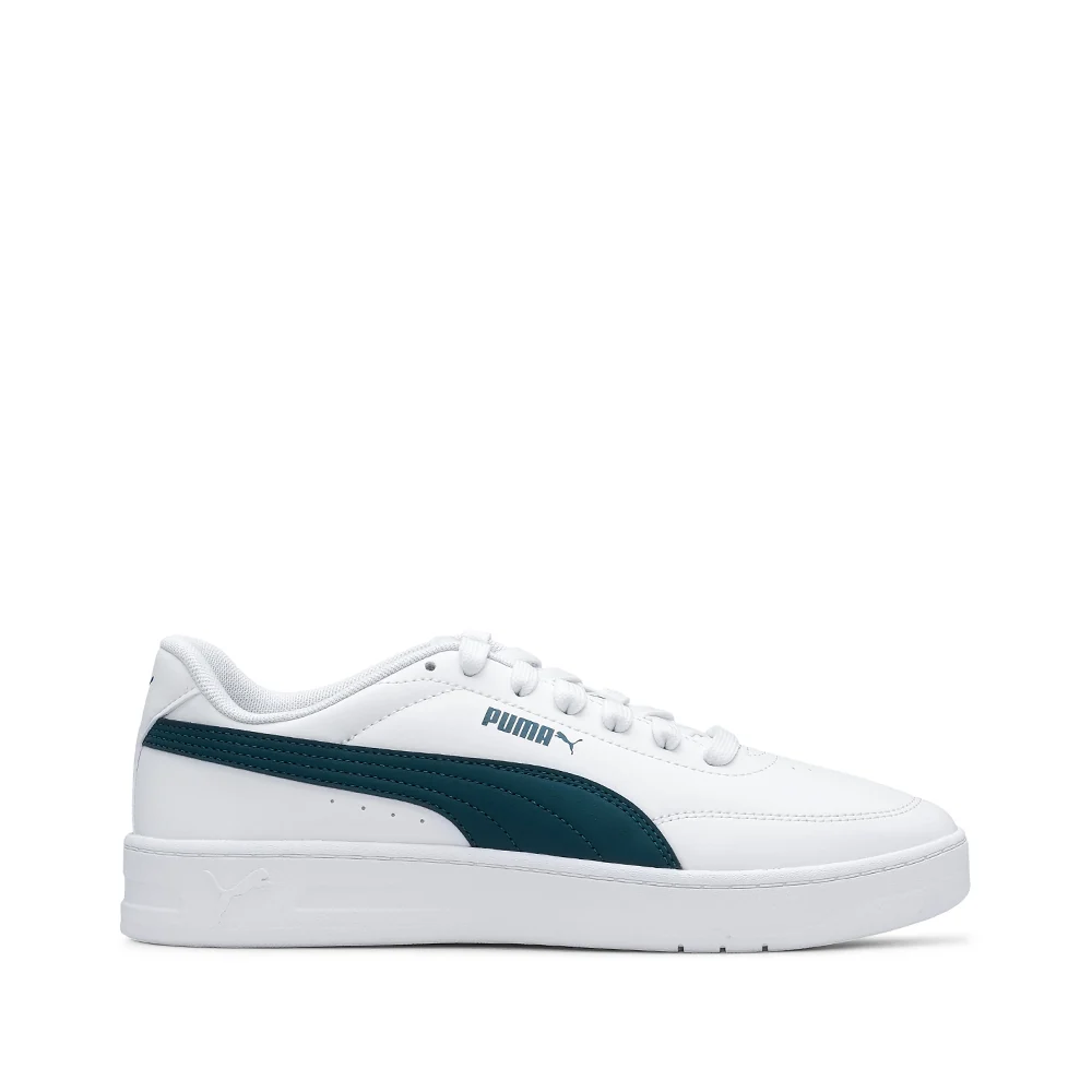 Sapatilha Casual Homem Court Classic Clean Branco E Verde - Image 2