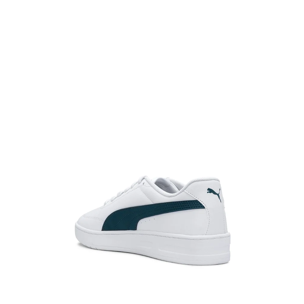 Sapatilha Casual Homem Court Classic Clean Branco E Verde - Image 5