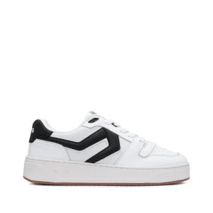 Sapatilha Casual Homem Pele Sintética Branco E Preto