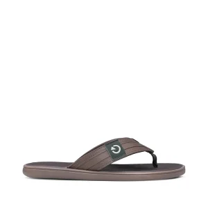 Chinelo Praia Homem Castanho
