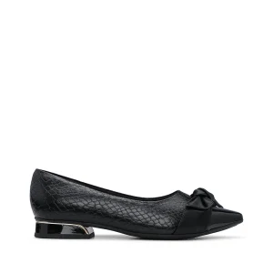 Sapato Sabrinas Mulher Animal Print Preto
