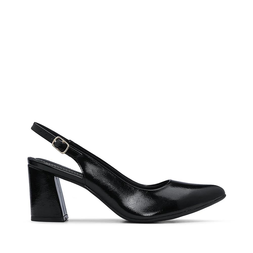 Sapato Salto Alto Mulher Verniz Preto