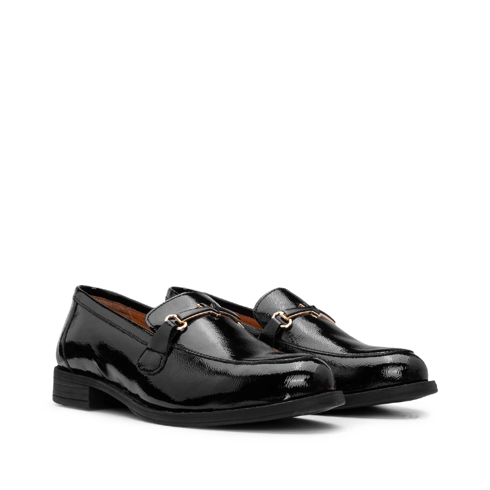 Sapato Mocassim Mulher Verniz Preto - Image 3