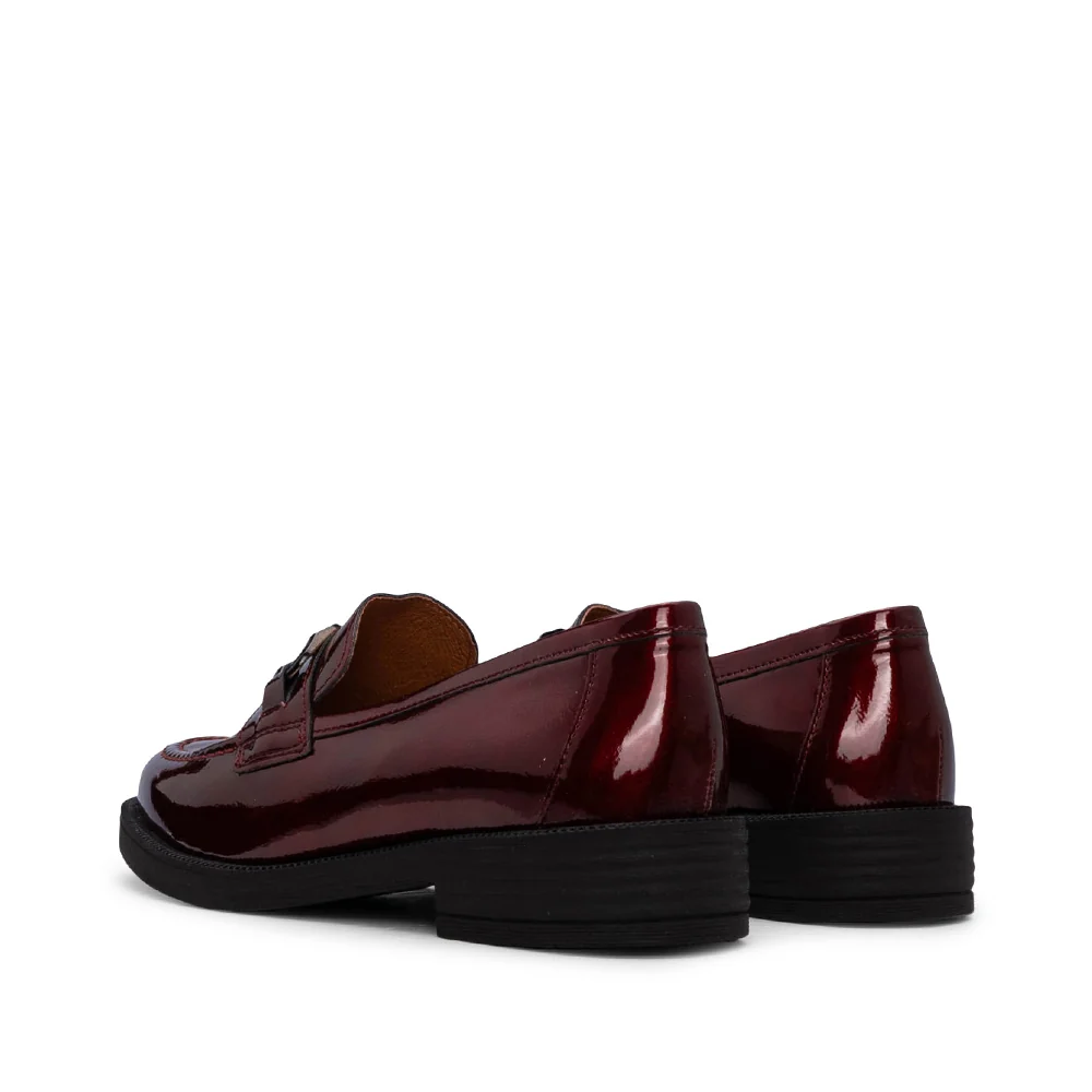 Sapato Mocassim Mulher Verniz Bordeaux - Image 4