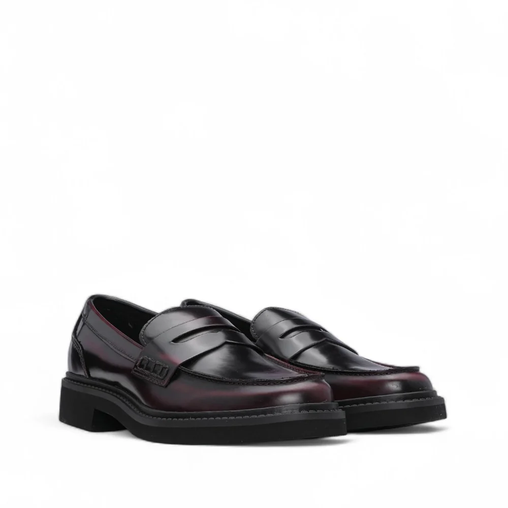 Sapato Mocassim Mulher Polido Bordeaux - Image 3