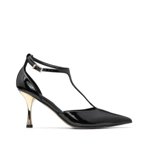 Sapato Salto Alto Mulher Verniz Preto