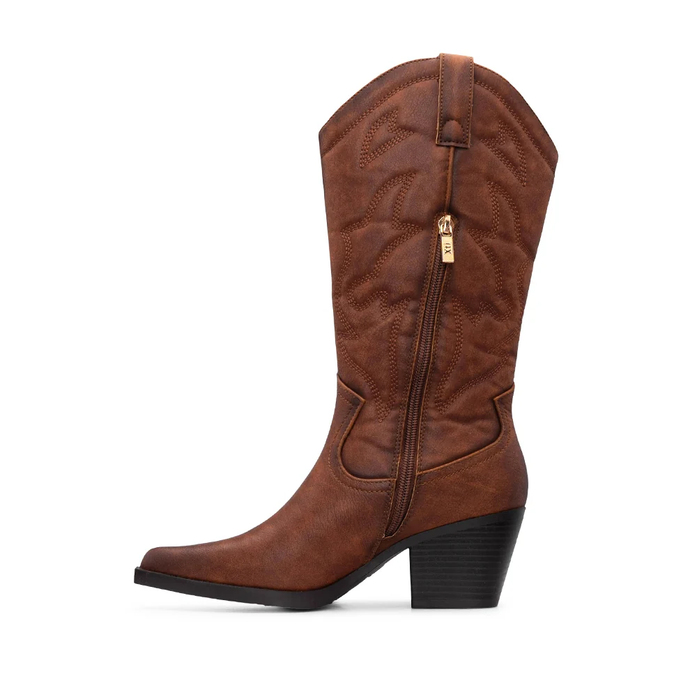 Bota Texana Mulher Camel - Image 4