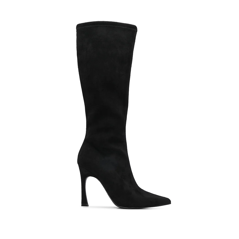 Bota Cano Alto Mulher Preto - Image 2