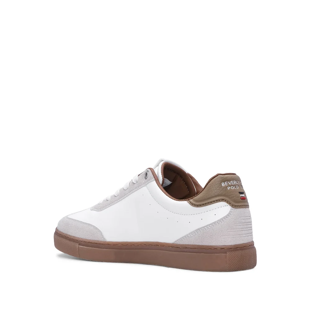 Sapatilha Casual Mulher Bege E Branco - Image 5