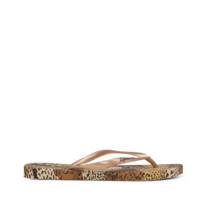 Chinelo Praia Mulher Dourado
