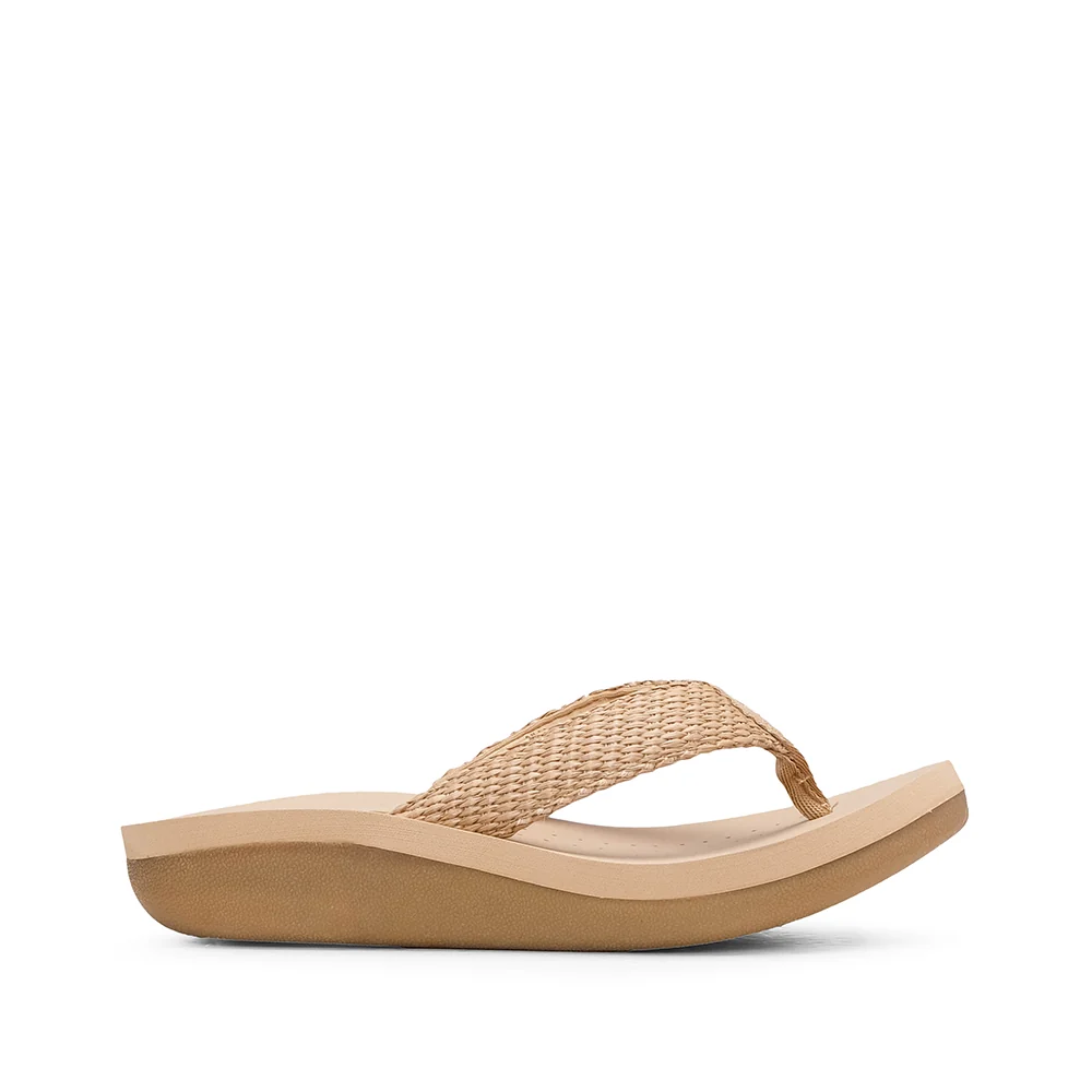Chinelo Conforto Mulher Bege - Image 2