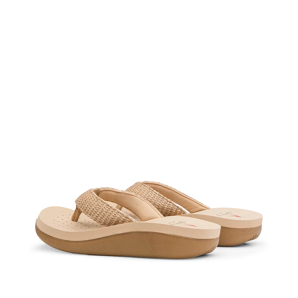 Chinelo Conforto Mulher Bege - Image 4