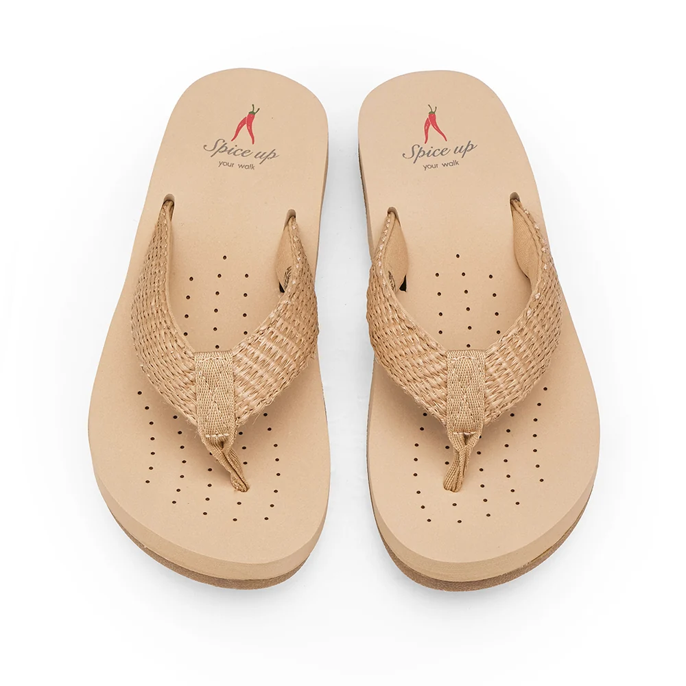Chinelo Conforto Mulher Bege - Image 6