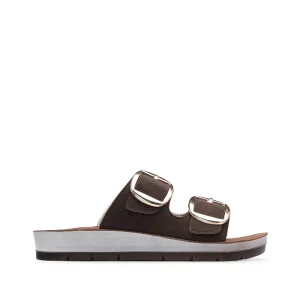 Chinelo Conforto Mulher Castanho