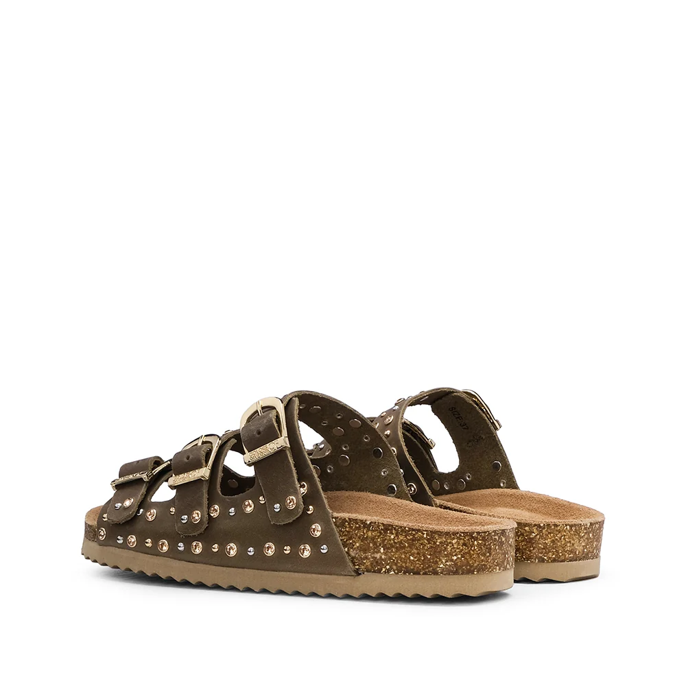 Chinelo Casual Mulher Taupe - Image 4