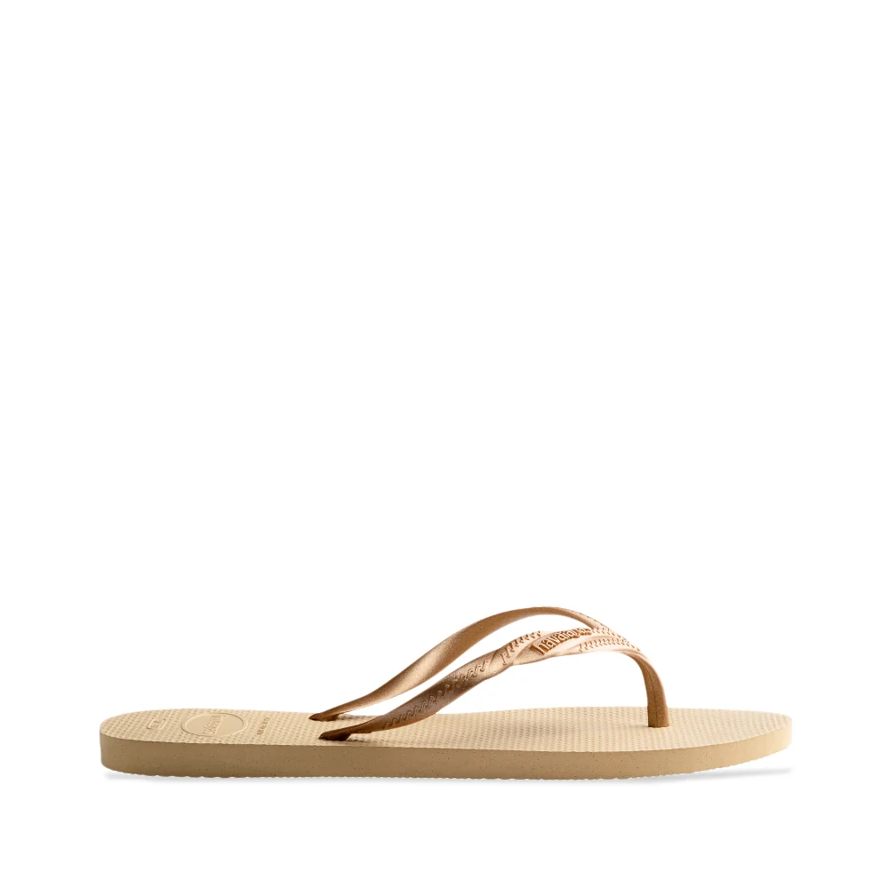 Chinelo Praia Mulher Dourado