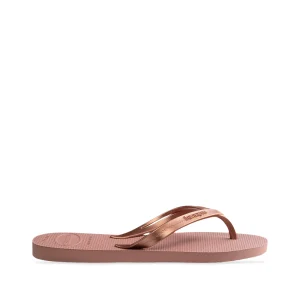 Chinelo Salto Raso Mulher Rosa