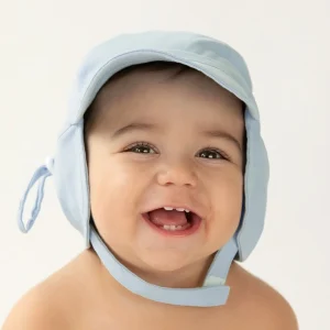 Chapéu para bebé proteção UPF 50+ - Kiokids Azul